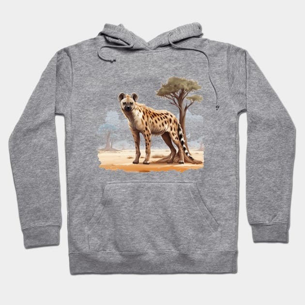 Spotted Hyena Hoodie by zooleisurelife